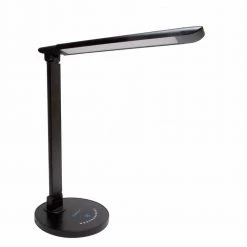 16 in. Black LED Desk Lamp with Color Temperature Changing and Dimming by Viribright
