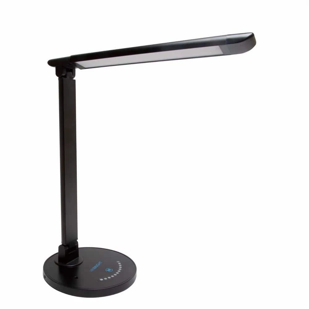16 in. Black LED Desk Lamp with Color Temperature Changing and Dimming by Viribright 1 16 in. Black LED Desk Lamp with Color Temperature Changing and Dimming by Viribright