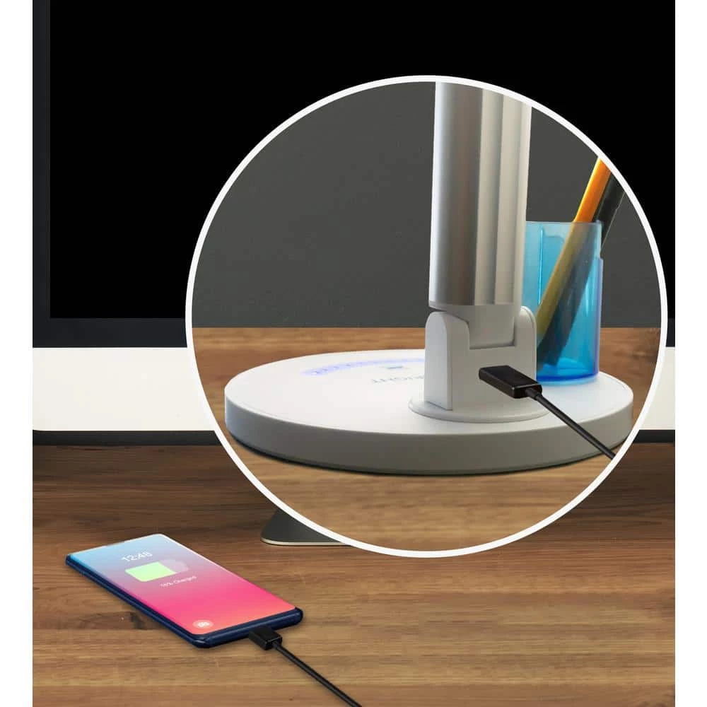 16 in. Black LED Desk Lamp with Color Temperature Changing and Dimming by Viribright 2 16 in. Black LED Desk Lamp with Color Temperature Changing and Dimming by Viribright - Image 2