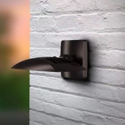 50-Watt Integrated LED Bronze Outdoor Residential Wall Pack Light, 5000 Lumens by PROBRITE -KOHLER Sale Store bronze probrite flood lights fsnx50 pc 4k bz 1f 1000