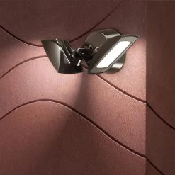 30-Watt Bronze Outdoor Integrated LED Flood Light, 3000 Lumens, Twin Head Flood Light (2-Pack) by PROBRITE -KOHLER Sale Store bronze probrite flood lights fsxd30 pc 4k bz 2pk 1f 1000