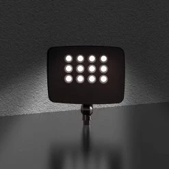 45-Watt Bronze Outdoor Integrated LED Commercial Flood Light, 5000 Lumens by PROBRITE -KOHLER Sale Store bronze probrite flood lights pwrfx45 pc 4k bz 44 1000