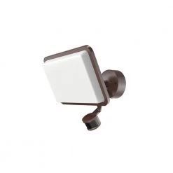 400-Watt Equivalent 60-Degree Bronze Motion Activated Outdoor Integrated LED Large Flood Light, 4000K by PROBRITE