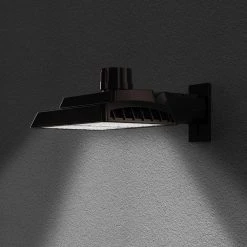 100-Watt Bronze Outdoor Integrated LED Commercial High Output Area Light, 13500 Lumens by PROBRITE -KOHLER Sale Store bronze probrite parking lot lights grd100 pc 4k bz 1f 1000