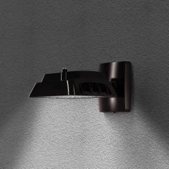32-Watt Bronze Outdoor Integrated LED Commercial Wall Mount Area Light, 4320 Lumens by PROBRITE -KOHLER Sale Store bronze probrite parking lot lights grd32 pc 4k bz 4f 1000
