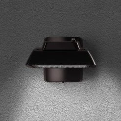 64-Watt Bronze Outdoor Integrated LED Commercial Wall Mount Area Light, 8640 Lumens by PROBRITE 17 64-Watt Bronze Outdoor Integrated LED Commercial Wall Mount Area Light, 8640 Lumens by PROBRITE -KOHLER Sale Store bronze probrite parking lot lights grd64 pc 4k bz 4f 1000