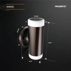 100-Watt Equivalent Integrated Outdoor LED Wall Pack Light, 1400 Lumens, Outdoor Security Lighting (2-Pack) by PROBRITE -KOHLER Sale Store bronze probrite wall pack lights aur20 3k bz 2pk 40 1000