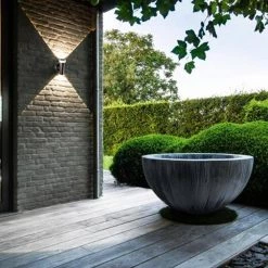 100 Watt Equivalent Integrated LED Wall Pack Light with 1400 Lumens, Outdoor Security Bronze Light (4-Pack) by PROBRITE -KOHLER Sale Store bronze probrite wall pack lights aur20 3k bz 4pk 44 1000