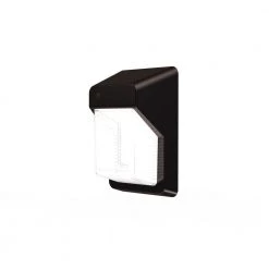 15-Watt Integrated LED Bronze Outdoor Wall Pack Commercial Over Door Light, 1500 Lumens by PROBRITE