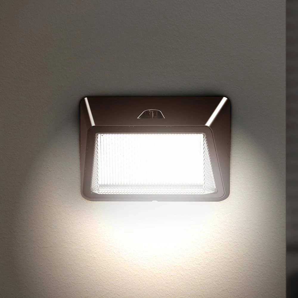 Powerwall 250 -Watt Equivalent Integrated LED Bronze Outdoor Wall Pack, 3500 Lumens, Commercial Refractor Light (2-Pack) by PROBRITE 8 Powerwall 250 -Watt Equivalent Integrated LED Bronze Outdoor Wall Pack, 3500 Lumens, Commercial Refractor Light (2-Pack) by PROBRITE - Image 8