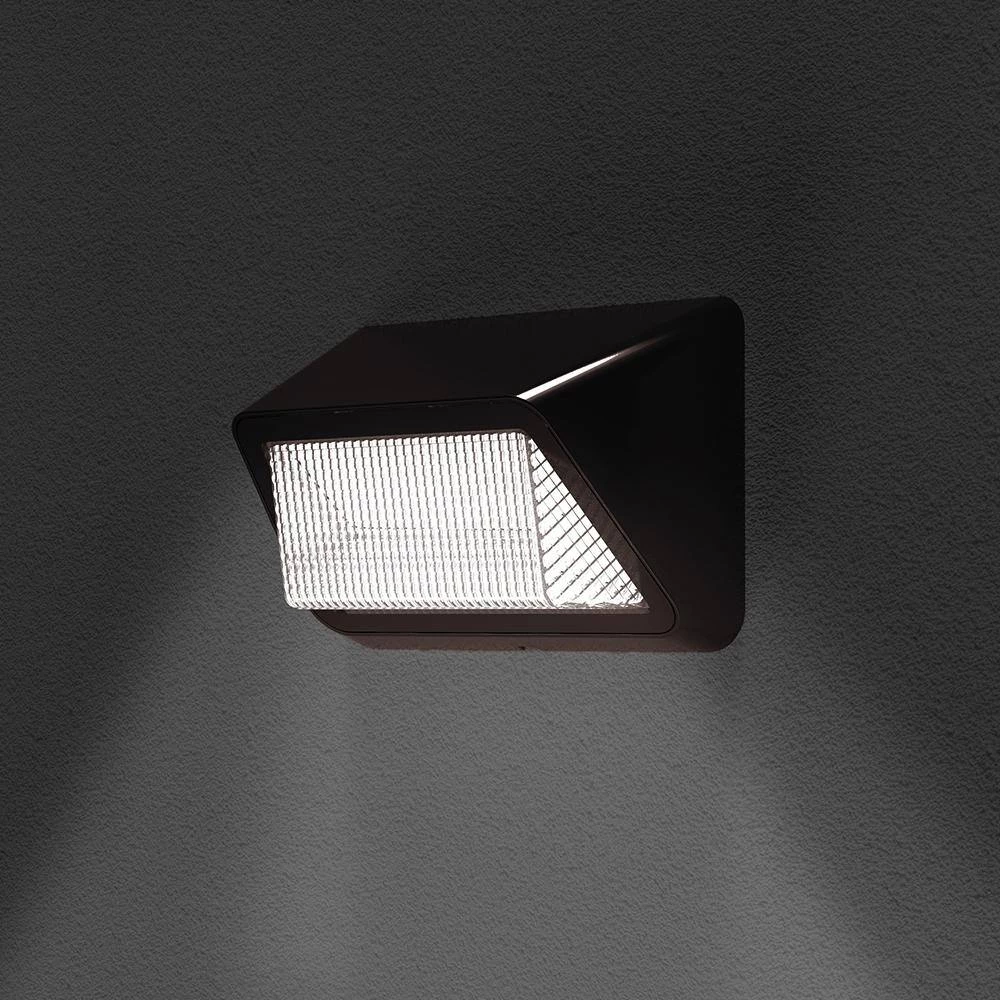 Powerwall 250 -Watt Equivalent Integrated LED Bronze Outdoor Wall Pack, 3500 Lumens, Commercial Refractor Light (2-Pack) by PROBRITE 7 Powerwall 250 -Watt Equivalent Integrated LED Bronze Outdoor Wall Pack, 3500 Lumens, Commercial Refractor Light (2-Pack) by PROBRITE - Image 7