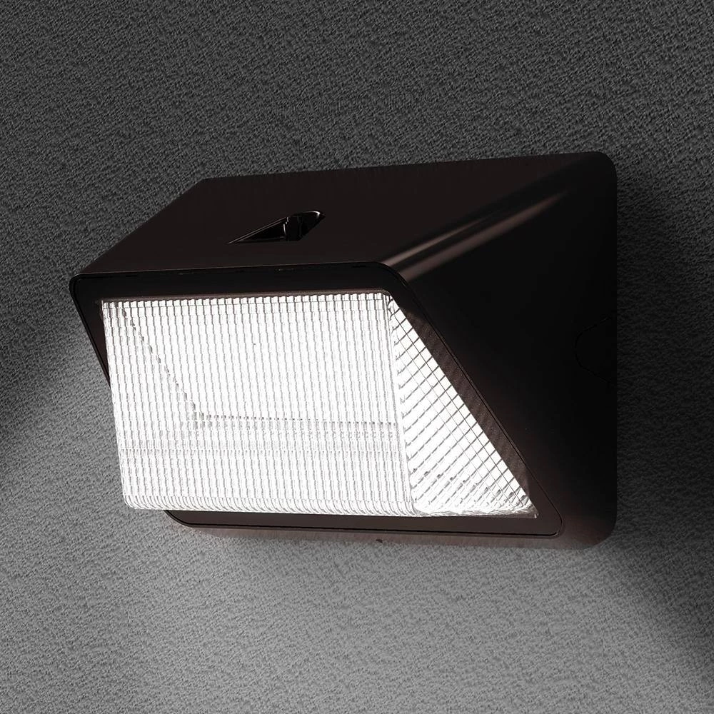 Powerwall 450-Watt Equivalent Integrated LED Bronze Outdoor Wall Pack, 6500 Lumens, Commercial Refractor Light (2-Pack) by PROBRITE 8 Powerwall 450-Watt Equivalent Integrated LED Bronze Outdoor Wall Pack, 6500 Lumens, Commercial Refractor Light (2-Pack) by PROBRITE - Image 8