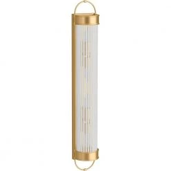 Terret 4-Light Brushed Moderne Brass Wall Sconce by KOHLER -KOHLER Sale Store brushed modern brass kohler vanity lighting 27753 sc04 2gl c3 1000