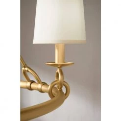 Terret 6-Light Brushed Moderne Brass Chandelier by KOHLER -KOHLER Sale Store brushed moderne brass kohler chandeliers 27749 ch06 2gl fa 1000