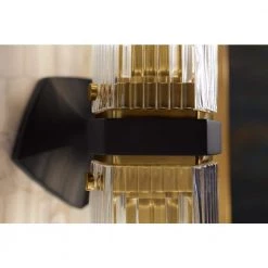 Occasion 2-Light Brushed Moderne Brass Wall Sconce by KOHLER -KOHLER Sale Store brushed moderne brass kohler vanity lighting 31776 sc02 2gl c3 1000