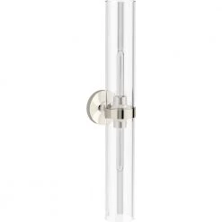 Purist 2 Light XL Brushed Nickel Indoor Bathroom Vanity Light Fixture, UL Listed by KOHLER -KOHLER Sale Store brushed nickel kohler vanity lighting 27264 sc02 bnl c3 1000