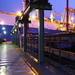 125-Watt Equivalent Integrated Outdoor LED Area Light and Flood Light, 1900 Lumens Outdoor Security Lighting by PROBRITE -KOHLER Sale Store gray probrite outdoor flush mount lights vpr14 4k cm gr c3 1000