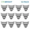 35-Watt Equivalent (2,700K) MR16 Non-Dimmable GU5.3 Base Halogen Replacement LED Light Bulb Warm White (12-Pack) by Viribright