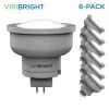 35-Watt Equivalent (2,700K) MR16 Non-Dimmable GU5.3 Base Halogen Replacement LED Light Bulb Warm White (6-Pack) by Viribright