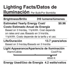 35-Watt Equivalent (6000K) MR16 Non-Dimmable GU5.3 Base Halogen Replacement LED Light Bulb Daylight (6-Pack) by Viribright -KOHLER Sale Store grey viribright led light bulbs 752149 6mc 76 1000