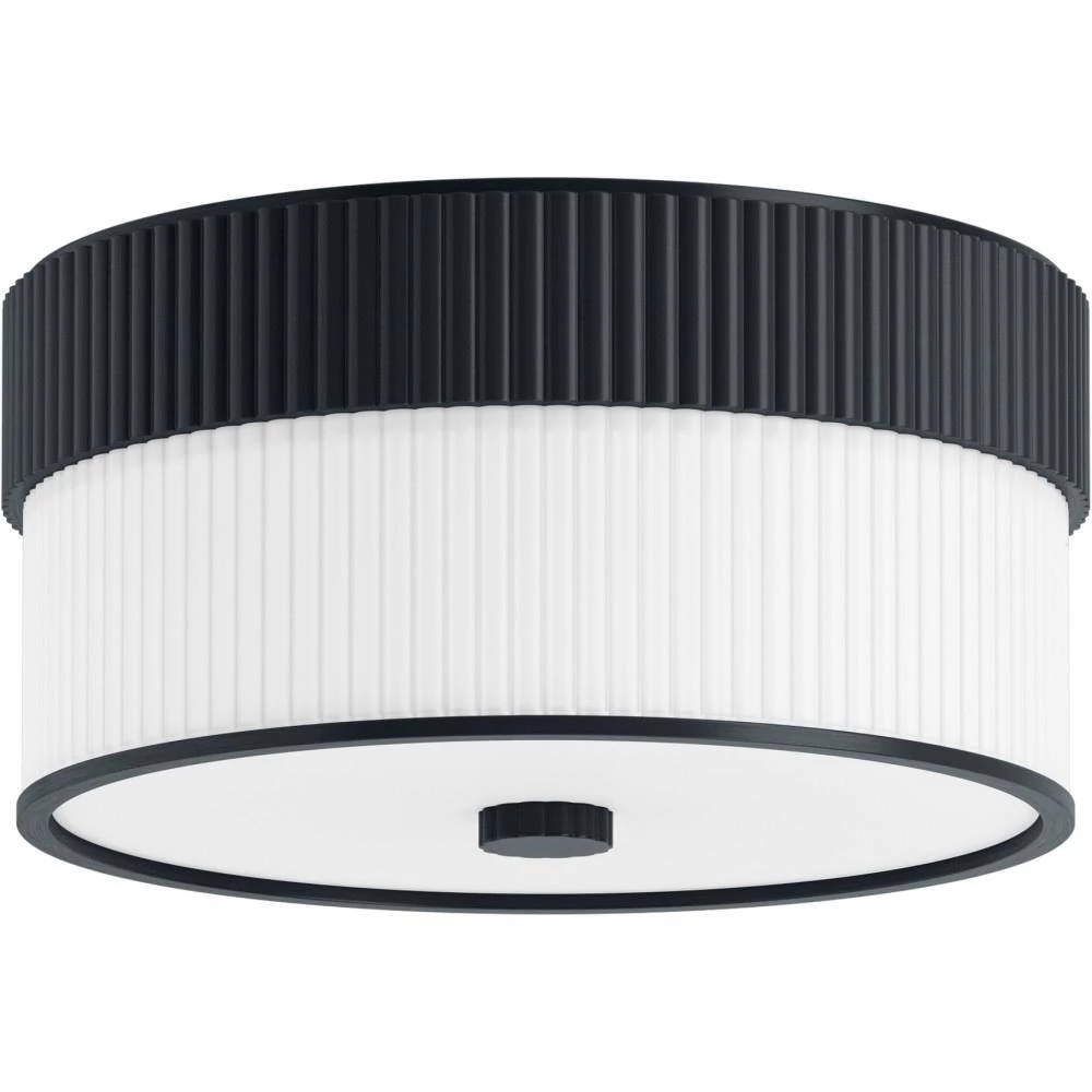Tresdoux 16 in. 3-Light Gunmetal Flush Mount by KOHLER 3 Tresdoux 16 in. 3-Light Gunmetal Flush Mount by KOHLER - Image 3