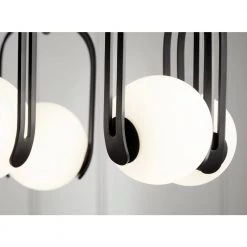 Kraga 5-Light Matte Black Chandelier by KOHLER -KOHLER Sale Store matte black kohler chandeliers 32382 ch05 bll 44 1000