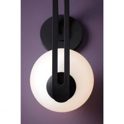 Kraga 1-Light Matte Black Wall Sconce by KOHLER -KOHLER Sale Store matte black kohler vanity lighting 32376 sc01 bll c3 1000
