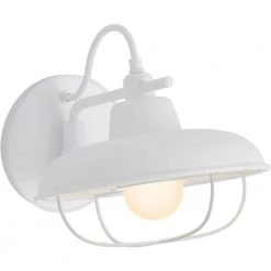 Modern Farm 1-Light Matte White Swinging Sconce by KOHLER