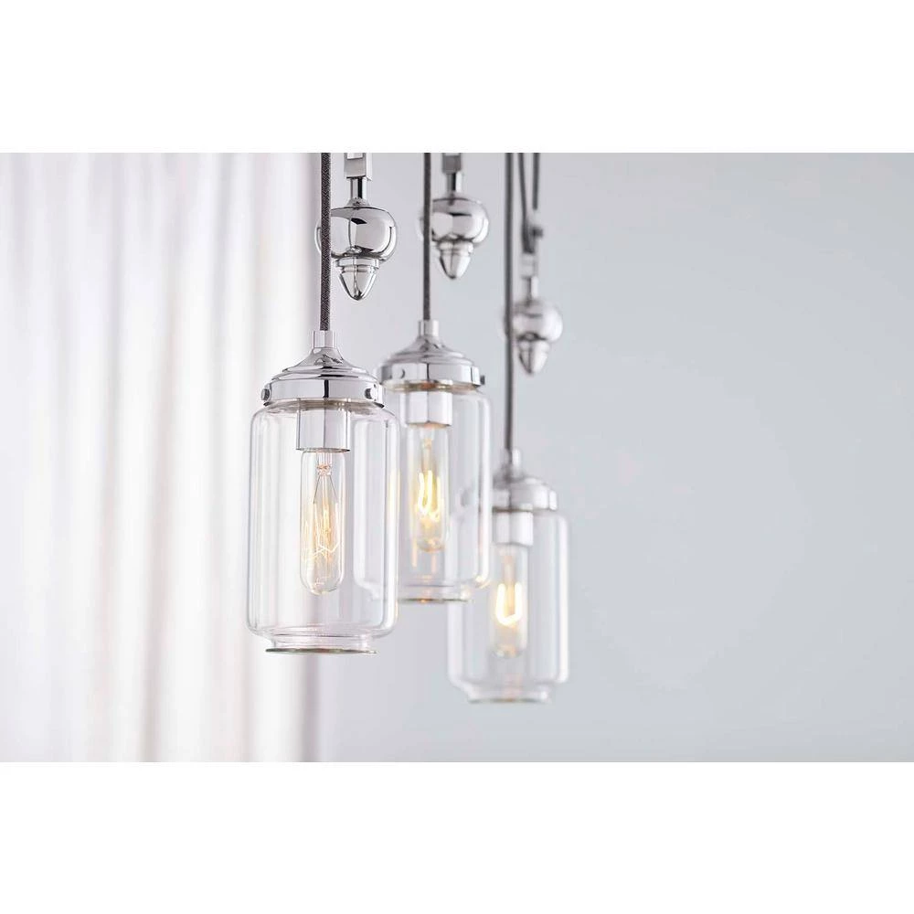 Artifacts 3-Light Moderne Brushed Gold Chandelier by KOHLER 2 Artifacts 3-Light Moderne Brushed Gold Chandelier by KOHLER - Image 2