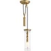 Damask 1-Light Adjustable Moderne Brushed Gold Pendant by KOHLER