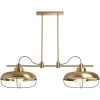 Modern Farm XL 2-Light Modern Brushed Gold Chandelier by KOHLER