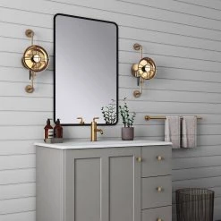 Moderne Farm 1-Light Moderne Brushed Gold Sliding Sconce by KOHLER -KOHLER Sale Store modern brushed gold kohler vanity lighting k 23667 sc01 bgl 40 1000