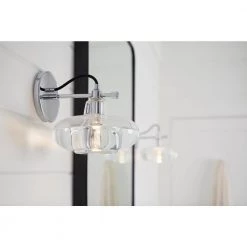 Moderne Farm 1-Light Moderne Brushed Gold Lacemaker Sconce by KOHLER -KOHLER Sale Store modern brushed gold kohler vanity lighting k 23669 sc01 bgl 4f 1000