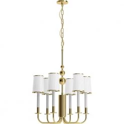 Tresdoux 6-Light Polished Brass Chandelier by KOHLER -KOHLER Sale Store polished brass kohler chandeliers k 27441 ch06 2pl c3 1000