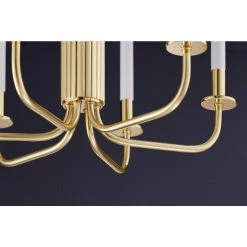 Tresdoux 6-Light Polished Brass Chandelier by KOHLER -KOHLER Sale Store polished brass kohler chandeliers k 27441 ch06 2pl fa 1000
