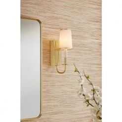 Tresdoux 1-Light Polished Brass Wall Sconce by KOHLER -KOHLER Sale Store polished brass kohler vanity lighting k 27438 sc01 2pl 4f 1000