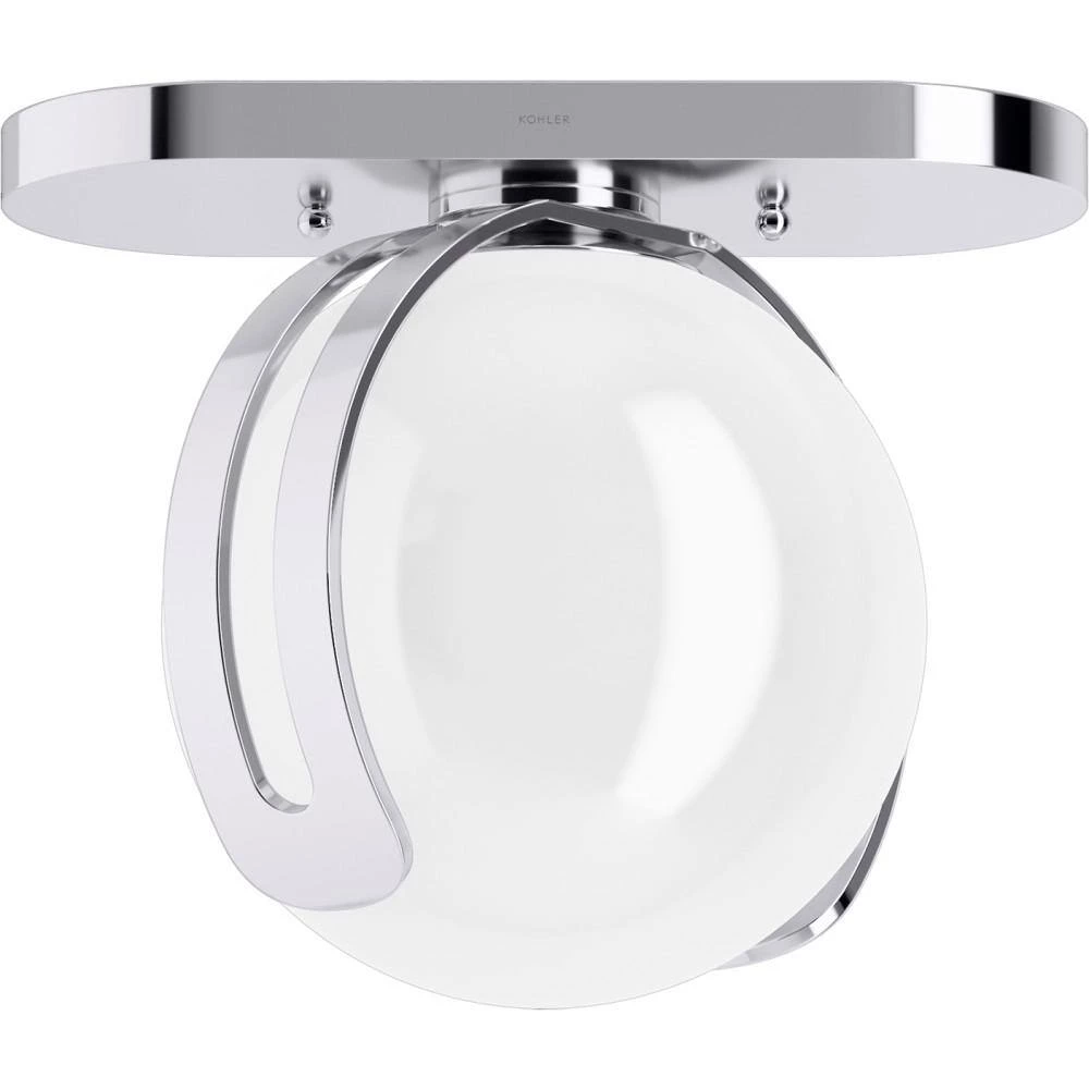 Kraga 14 in. 1-Light Polished Chrome Flush Mount by KOHLER 2 Kraga 14 in. 1-Light Polished Chrome Flush Mount by KOHLER - Image 2