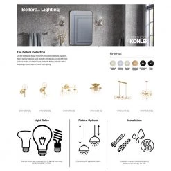 Bellera 3-Light Polished Chrome Wall Sconce by KOHLER 6 Bellera 3-Light Polished Chrome Wall Sconce by KOHLER -KOHLER Sale Store polished chrome kohler vanity lighting 31763 sc03 cpl c3 1000