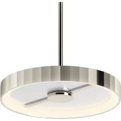 Simpalo Integrated LED Polished Nickel Pendant by KOHLER