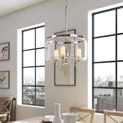 Artifacts 3-Light Polished Nickel Chandelier by KOHLER 10 Artifacts 3-Light Polished Nickel Chandelier by KOHLER -KOHLER Sale Store polished nickel kohler chandeliers 22656 ch03 snl a0 1000