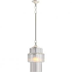 Occasion 3-Light Polished Nickel Shaded Pendant Light by KOHLER