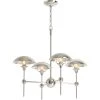 Vorleigh 4-Light Polished Nickel Chandelier by KOHLER