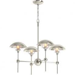 Vorleigh 4-Light Polished Nickel Chandelier by KOHLER