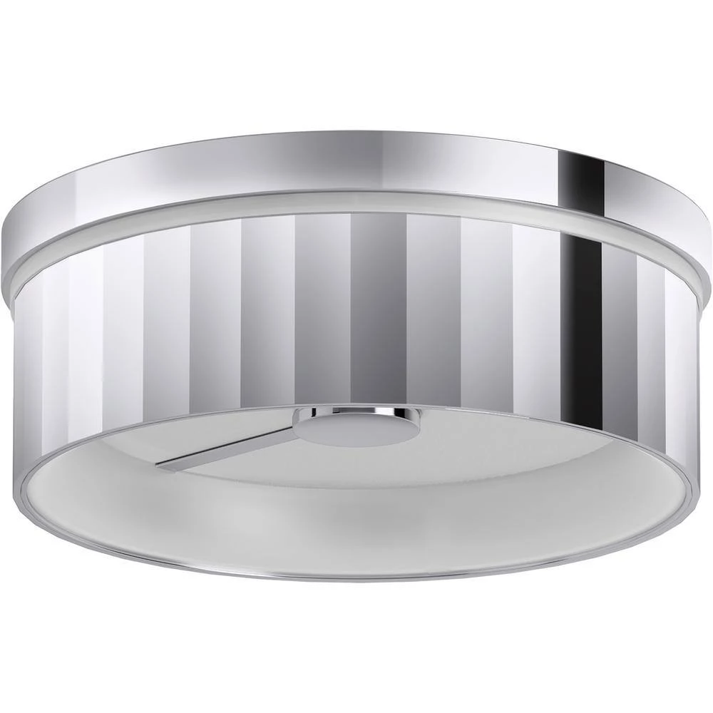 Simpalo 14.875 in. Polished Nickel LED Flush Mount by KOHLER 3 Simpalo 14.875 in. Polished Nickel LED Flush Mount by KOHLER - Image 3