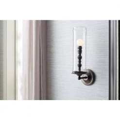 Damask 1-Light Polished Nickel Sconce by KOHLER -KOHLER Sale Store polished nickel kohler vanity lighting k 22545 sc01 snl a0 1000