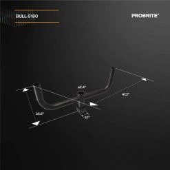 5 in. 180-Degree Steel Tenon, Designed to Mount on Poles by PROBRITE -KOHLER Sale Store probrite outdoor lighting accessories bull 5180 40 1000