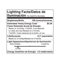 35-Watt Equivalent B10 Dimmable E12 Candelabra Base LED Light Bulb Warm White (12-Pack) by Viribright -KOHLER Sale Store viribright edison bulbs 750192 12mc 4f 1000