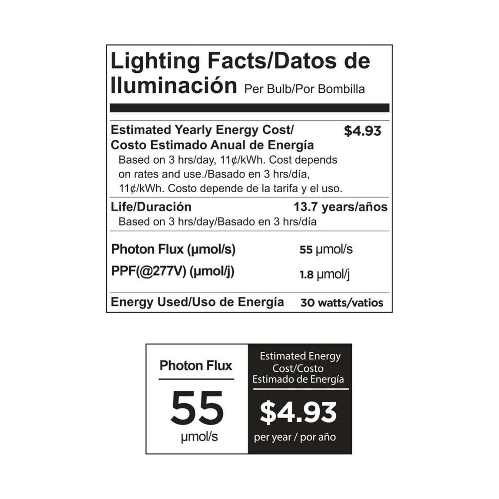2 ft. 30-Watt Indoor Full Spectrum Integrated LED Linkable Grow Light Daylight 5000K 1-Fixture by Viribright 3 2 ft. 30-Watt Indoor Full Spectrum Integrated LED Linkable Grow Light Daylight 5000K 1-Fixture by Viribright - Image 3