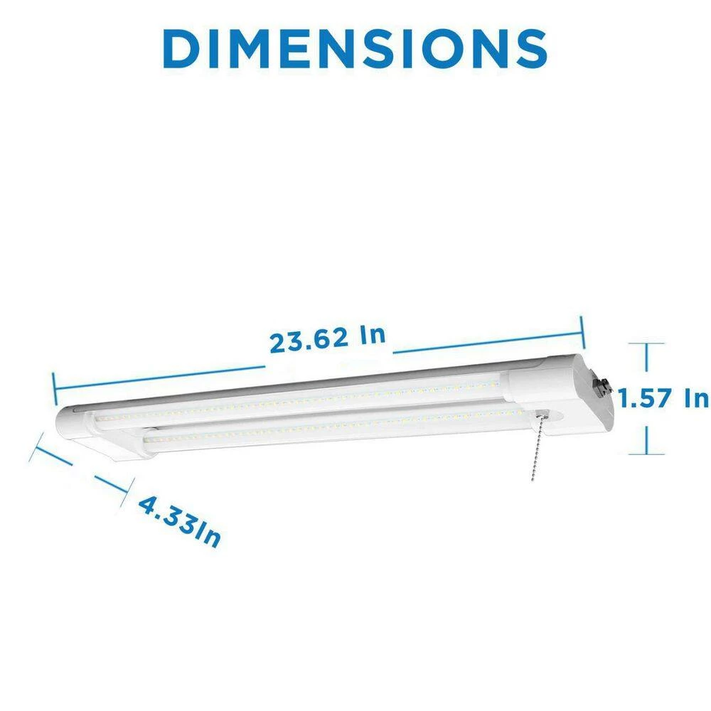 2 ft. 30-Watt Indoor Full Spectrum Integrated LED Linkable Grow Light Daylight 5000K 1-Fixture by Viribright 2 2 ft. 30-Watt Indoor Full Spectrum Integrated LED Linkable Grow Light Daylight 5000K 1-Fixture by Viribright - Image 2