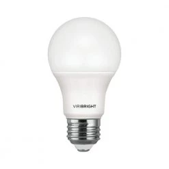 Viribright 60-Watt Equivalent 9-Watt A19 E26 Medium Base Non-Dim 4000K Egg-Shell Create Package LED Light Bulb (50-Pack)